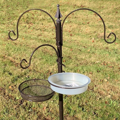 Selections Metal Bird Feeding Station With Stabilizer Stand - image 1