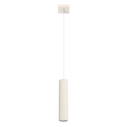 Sollux Lighting Karbon Aluminum Beige 1 Lights Minimalist Pendant Ceiling Light - thumbnail 1