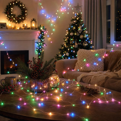 Fairy String Lights 10-100M Mains Plug In For Indoor & Outdoor Use - image 1