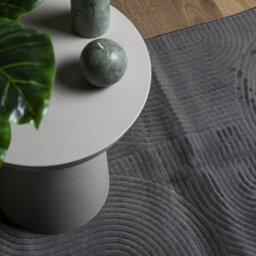 Walplus Rug Iza Short Pile Scandinavian Look Anthracite 120X170 Cm - thumbnail 7