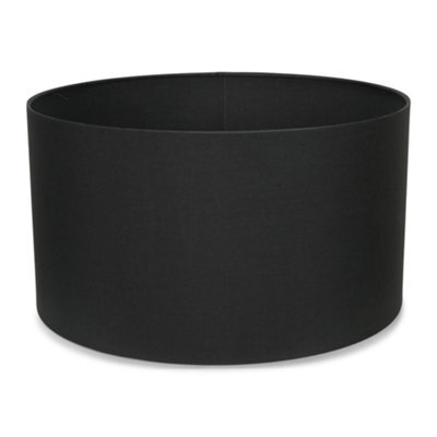 Valuelights Reni Charcoal Fabric Drum Ceiling Lamp Shade (D)45Cm - image 1