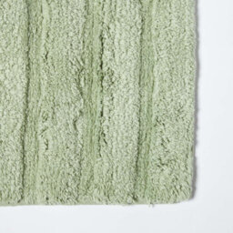 Homescapes Spa Supreme Luxury Sage Green Bath Mat And Pedestal Set - thumbnail 4