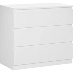 Chest Of Drawers 3 Dresser Bedroom Storage Unit Cabinet Handleless - thumbnail 3