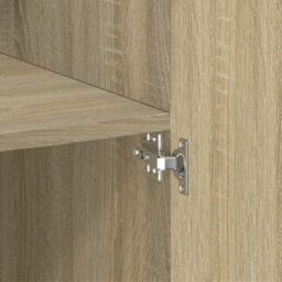 Berkfield Storage Cabinet Sonoma Oak 80X42.5X225 Cm Engineered Wood - thumbnail 9