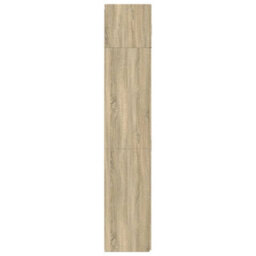 Berkfield Storage Cabinet Sonoma Oak 80X42.5X225 Cm Engineered Wood - thumbnail 7