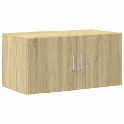 Berkfield Storage Cabinet Sonoma Oak 80X42.5X225 Cm Engineered Wood - thumbnail 5