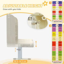 Aiyaplay Kids Desk, Study Desk For Kids Height Adjustable With Tilt-Desktop - thumbnail 4
