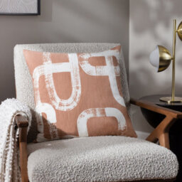 HÖEM Hoem Tuba Abstract 100% Cotton Polyester Filled Cushion - thumbnail 5