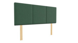 "Urban Textures - Elba Luxury 20"" High Boucle Fabric Upholstered Headboard - Green" - thumbnail 3