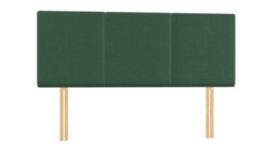 "Urban Textures - Elba Luxury 20"" High Boucle Fabric Upholstered Headboard - Green" - thumbnail 2