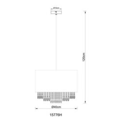 Luminosa Lighting Luminosa Coletta Pendant Ceiling Light Matt Black 1X E27 - thumbnail 7