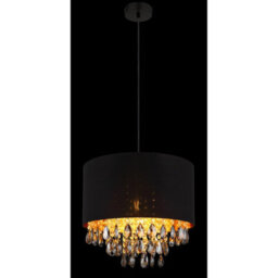 Luminosa Lighting Luminosa Coletta Pendant Ceiling Light Matt Black 1X E27 - thumbnail 4