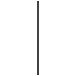 Berkfield Metal Headboard Black 200 Cm - thumbnail 4