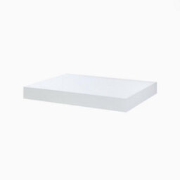 Homestylestore 600mm White Wall Mounted Bathroom Floating Shelf - thumbnail 1