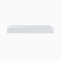 Homestylestore 600mm White Wall Mounted Bathroom Floating Shelf - thumbnail 2