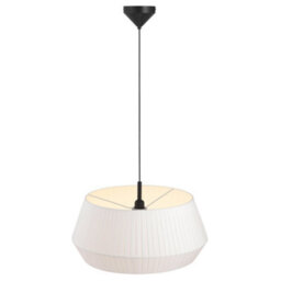 Nordlux Dicte Textile Pendant Light Hand Pleated White,mains - thumbnail 3