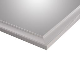 Beige Rectangular Wall-Mounted Framed Mirror, (H)87Cm (W)61Cm - thumbnail 4