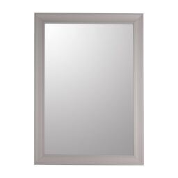 Beige Rectangular Wall-Mounted Framed Mirror, (H)87Cm (W)61Cm - thumbnail 2