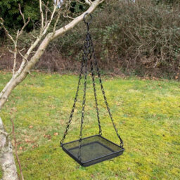 Selections Hanging Metal Bird Seed & Nut Feeder Tray - thumbnail 3