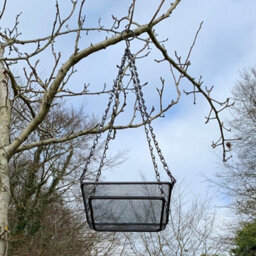 Selections Hanging Metal Bird Seed & Nut Feeder Tray - thumbnail 2