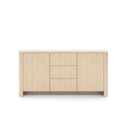 Arte Bari Sideboard Cabinet 168Cm In Oak Vincenza - Contemporary Oak Sideboard With Hidden Storage - thumbnail 4