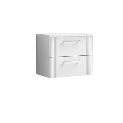 Nuie 600 W/h 2-Drawer Vanity & Laminate Top - image 1