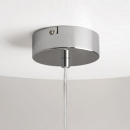 Luminosa Lighting Luminosa Drop Modern Slim Pendant Ceiling Light Chrome 3000K 2000Lm Colorful Shade - thumbnail 5