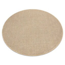RugsX Carpet Casablanca Loom Circle Beige, Loop, Soft Indoor & Outdoor Circle 100 Cm - thumbnail 4