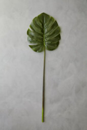 Orsina Monstera Palm Stem - 109Cm Green, Large Faux Leaf With Lifelike Texture And Bold Tropical Look, Adds Height - thumbnail 3