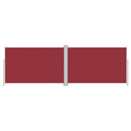 Walplus Retractable Side Awning Garden Sun Shade Canopy Gazebo For Back Door, Porch, Patio Red 220X600 Cm - thumbnail 2