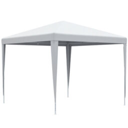 Outsunny Garden Gazebo Marquee Party Tent Wedding Canopy Patio White 2.7 X 2.7M - thumbnail 2