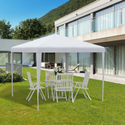 Outsunny Garden Gazebo Marquee Party Tent Wedding Canopy Patio White 2.7 X 2.7M - thumbnail 7