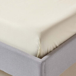 Homescapes Cream Egyptian Cotton Flat Sheet 200 Tc, King - thumbnail 3