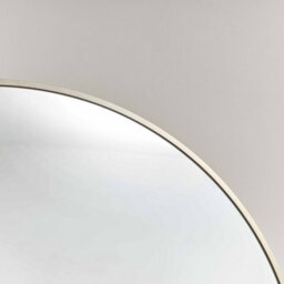 Melody Maison Large Round Champagne Wall Mirror - 80Cm X 80Cm - thumbnail 3