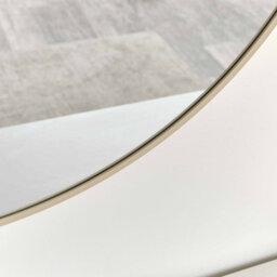 Melody Maison Large Round Champagne Wall Mirror - 80Cm X 80Cm - thumbnail 4