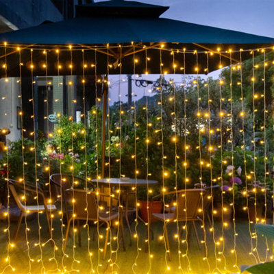 Appam Solar-Powered Warm White 300 Integrated Led Outdoor String Lights - image 1