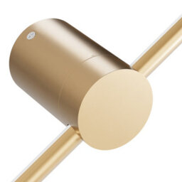 Darphe 20W Gold Line Wall Lamp,metallic Linear Warm Led Wall Lamp - thumbnail 6
