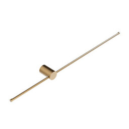 Darphe 20W Gold Line Wall Lamp,metallic Linear Warm Led Wall Lamp - thumbnail 5