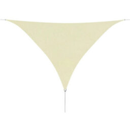 Berkfield Sunshade Sail Oxford Fabric Triangular 3.6X3.6X3.6 M Cream
