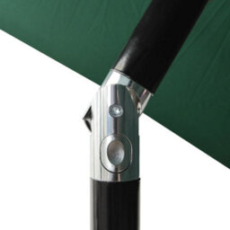 Walplus Garden Parasol With Leds And Steel Pole Green 2X3 M - thumbnail 7