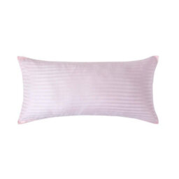 Homescapes Pink Continental Egyptian Cotton Pillowcase 330 Tc, 40 X 80 Cm