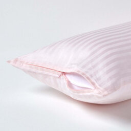 Homescapes Pink Continental Egyptian Cotton Pillowcase 330 Tc, 40 X 80 Cm - thumbnail 3
