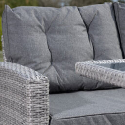 Piana Outdoor Rattan Corner Sofa With Table And Bench - thumbnail 6