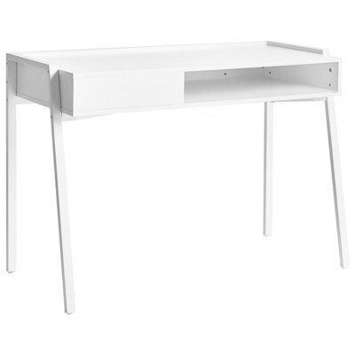 Beliani Home Office Desk Kofoten White 107 Cm 48 Cm - image 1
