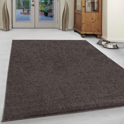 Abaseen 60X110Cm Mocha Small Large Ata Rug Modern Rugs Rectangular Size Soft Touch 9mm Pile Height Area Rugs Non Shedding - image 1