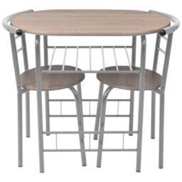 Berkfield Breakfast Bar Set Mdf - thumbnail 3
