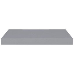 Vidaxl Floating Wall Shelves 2 Pcs Grey 50X23X3.8 Cm Mdf - thumbnail 4