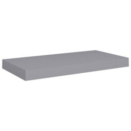 Vidaxl Floating Wall Shelves 2 Pcs Grey 50X23X3.8 Cm Mdf - thumbnail 3