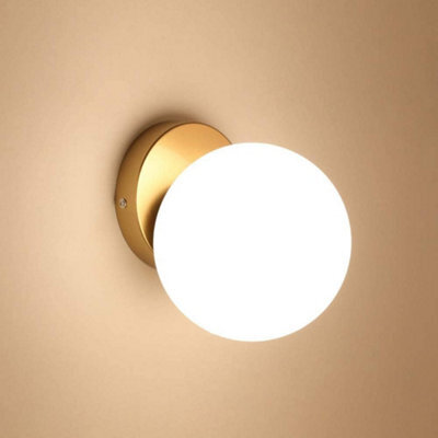 Modern Wall Light Gold Wall Lamp Indoor Ball Lamp Shade Gu10 - image 1