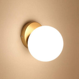 Modern Wall Light Gold Wall Lamp Indoor Ball Lamp Shade Gu10 - thumbnail 1